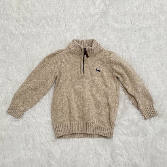 3/$10 Baby Carter's Knit Quarter Zip Pull Over Size 18M - Picture 1 of 7